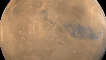 Сахарный песок. CO2 доминирует в тонкой атмосфере Марса